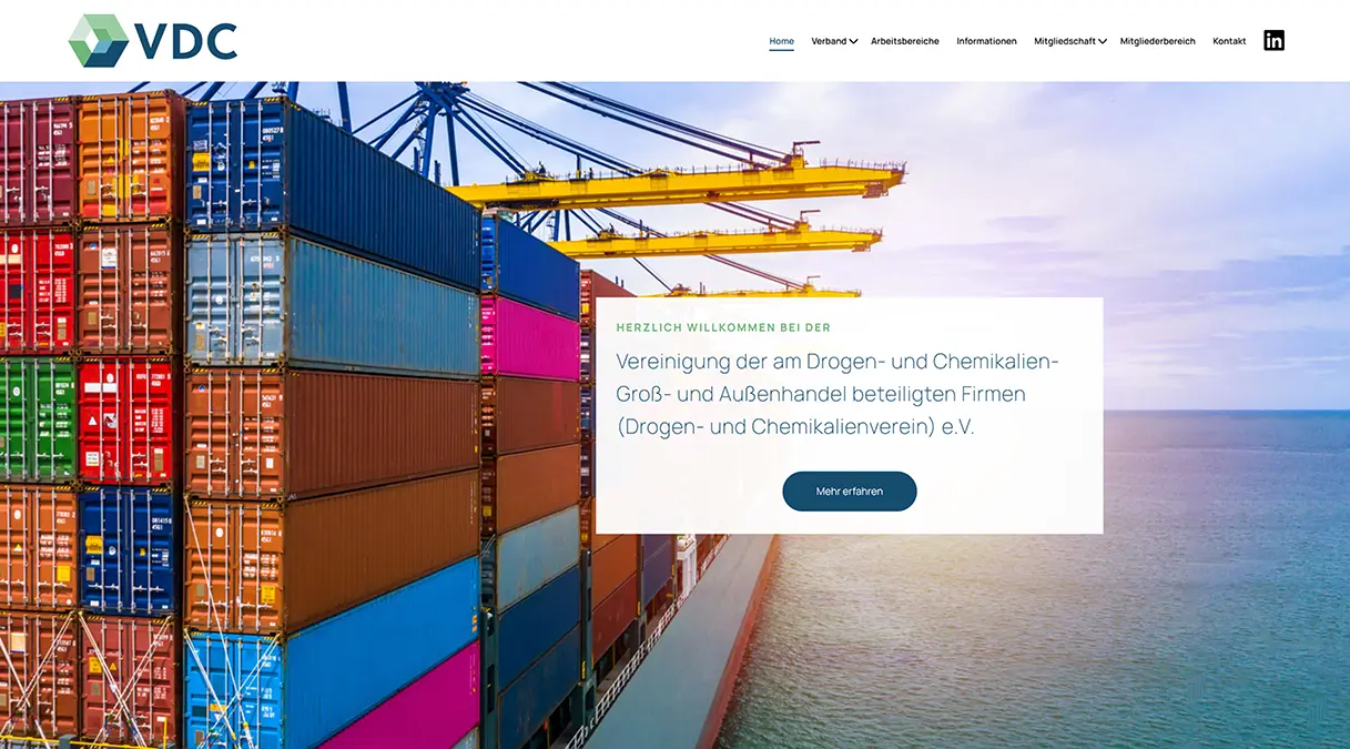 Vereinigung der am Drogen- und Chemikalien-Gross und Aussenhandel beteiligten Firmen e.V. logo